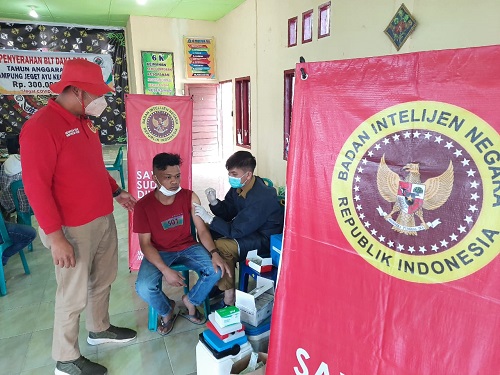 BIN Sukses Menyelengarakan Vaksin Door To Door di Aceh Tengah