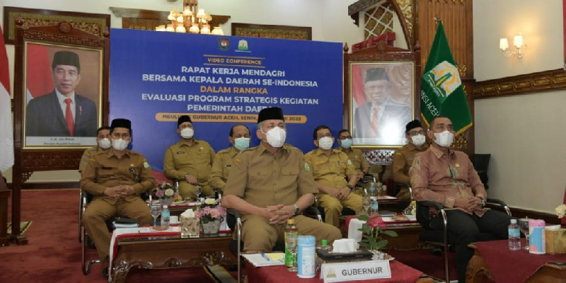 Gubernur Aceh dan Ketua DPRA Ikuti Rakernas Bersama Mendagri, Ini Pesan Tito Karnavian