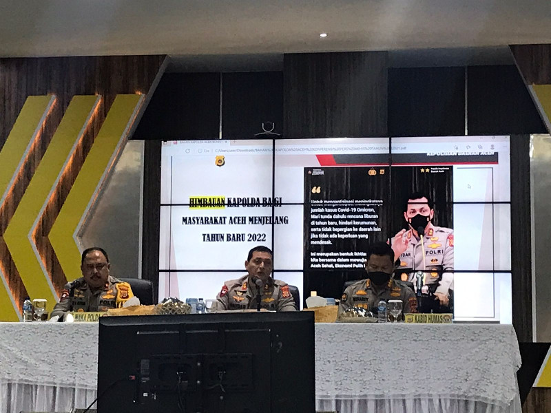 Tahun 2021, Polda Aceh Sebut Ada 3 Kasus Menonjol dan Amankan 1,8 Ton Sabu
