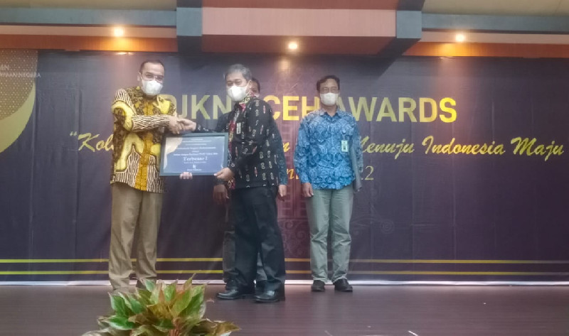 DJKN Awards Aceh, PNL Raih Peringkat 1 Realisasi PNBP Terbesar Tahun 2021