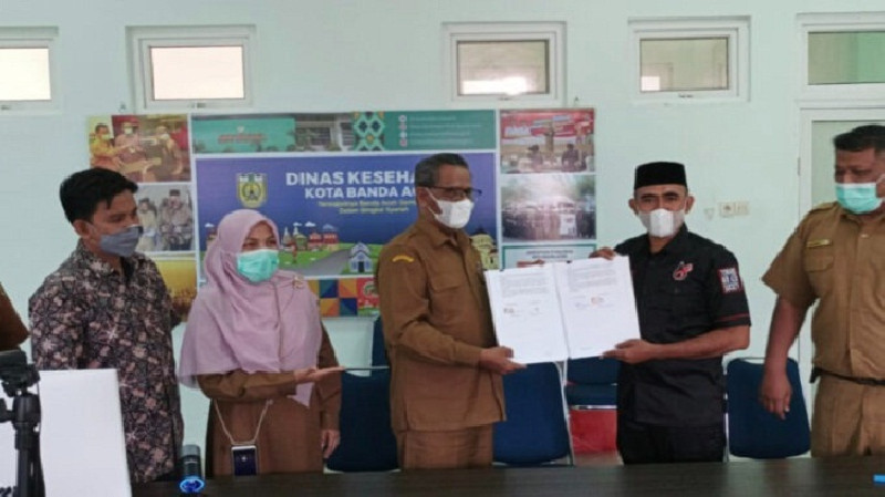 Dinkes Banda Aceh dan Aceh Institute Lakukan MoU KTR