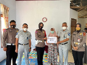 Keluarga Korban Tabrakan Kereta Api di Aceh Utara Terima Santunan