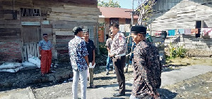 Dirlantas Polda Aceh Berbagi Duka Dengan Musibah Kebakaran di Seulimeum