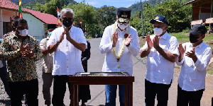 Gubernur Resmikan Jalan Balu - Lapeng Pulo Aceh