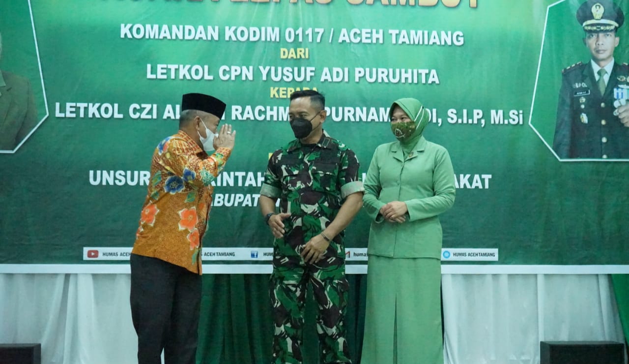 Pemkab Gelar Lepas Sambut Dandim 0117 Aceh Tamiang