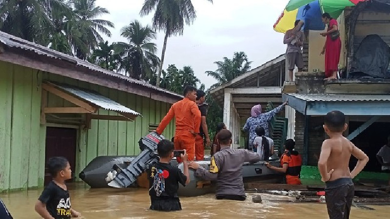 Aceh Tamiang Direndam Banjir, 4.308 Jiwa Harus Mengungsi