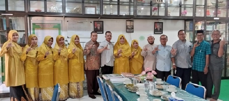 Rombongan Kemenag Langsa Belajar Akreditasi Perpustakaan ke MAN 4 Aceh Besar