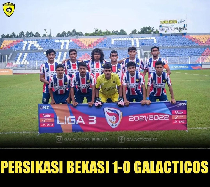 Galacticos FC Gagal Melaju ke Babak 32 Besar Liga 3 Indonesia