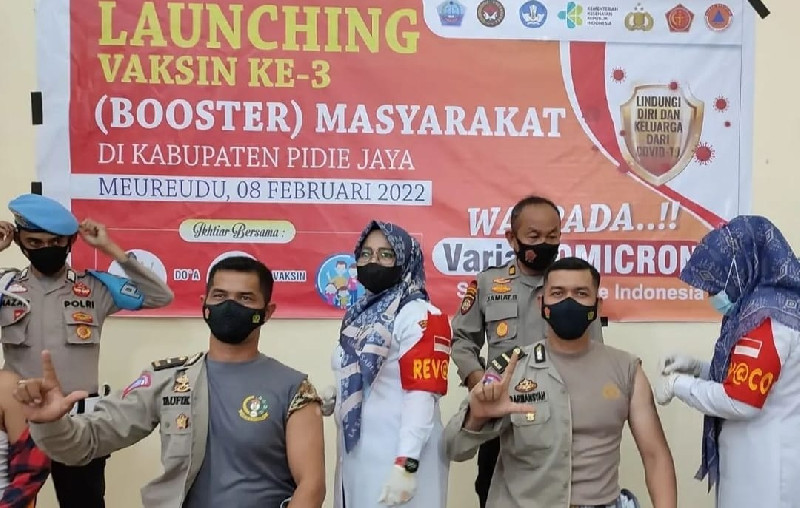 Vaksinasi Booster di Aceh Baru 1,91 Persen, Polda Aceh: Segera Lakukan Vaksin