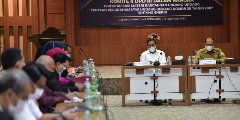 Pemerintah Aceh Minta DPD RI Tak Kesampingkan Keistimewaan Aceh Saat Revisi UU Energi