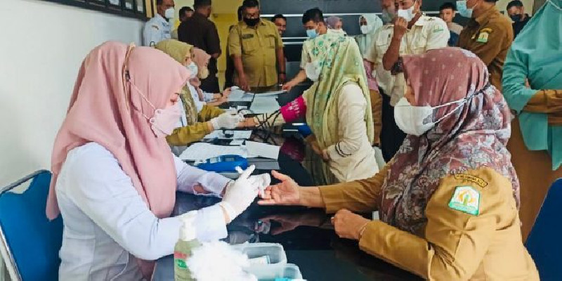 ASN Dinas Pangan Aceh Donor 41 Kantong Darah