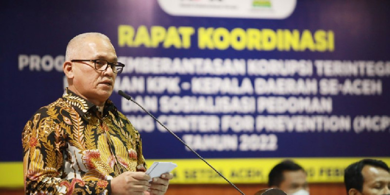 Pemerintah Daerah se-Aceh Tandatangani Komitmen Berantas Korupsi Dihadapan Pimpinan KPK