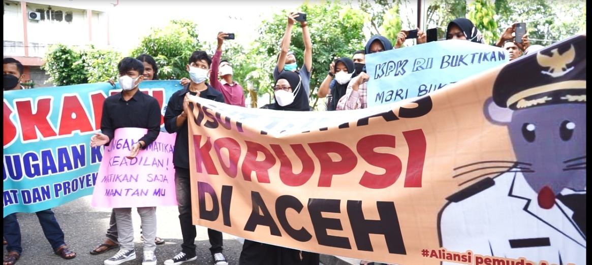 APAM Unjuk Rasa Usut Tuntas Korupsi di Aceh