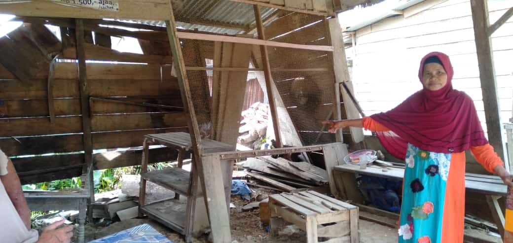 Pasca Banjir di Aceh Timur, Kedai Roboh Tanpa Bantuan