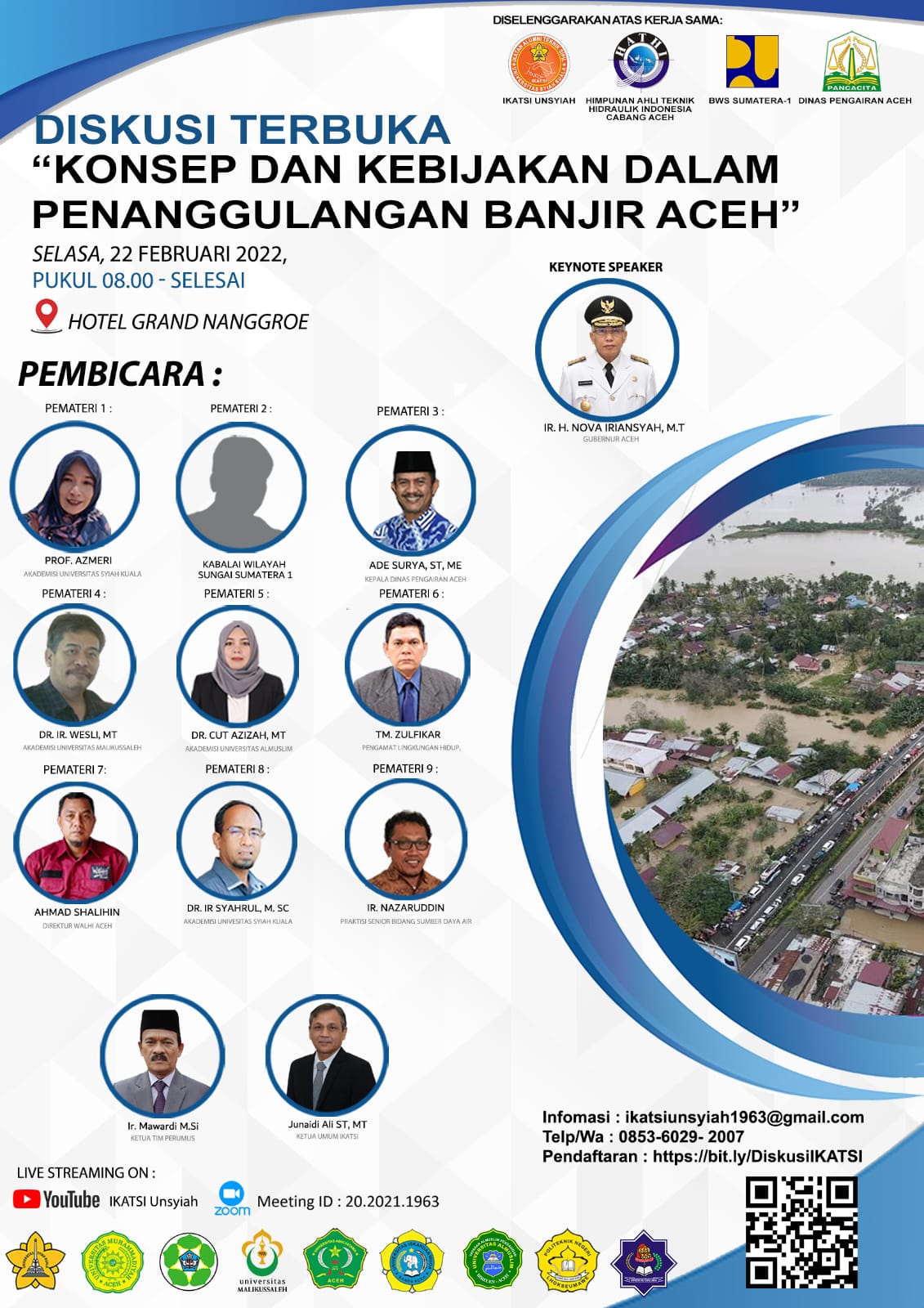 IKATSI USK Gelar Diskusi Terbuka Bahas Penanggulangan Banjir di Aceh