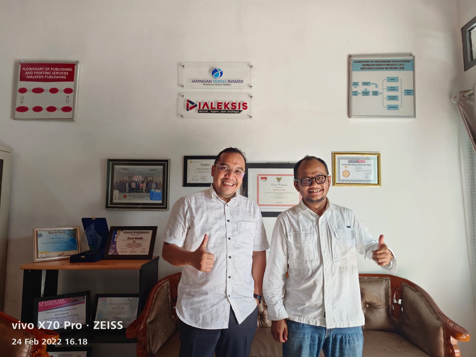 Dirut PNL Silaturahmi Dengan Owner Dialeksis dan Owner Harian Aceh Indonesia