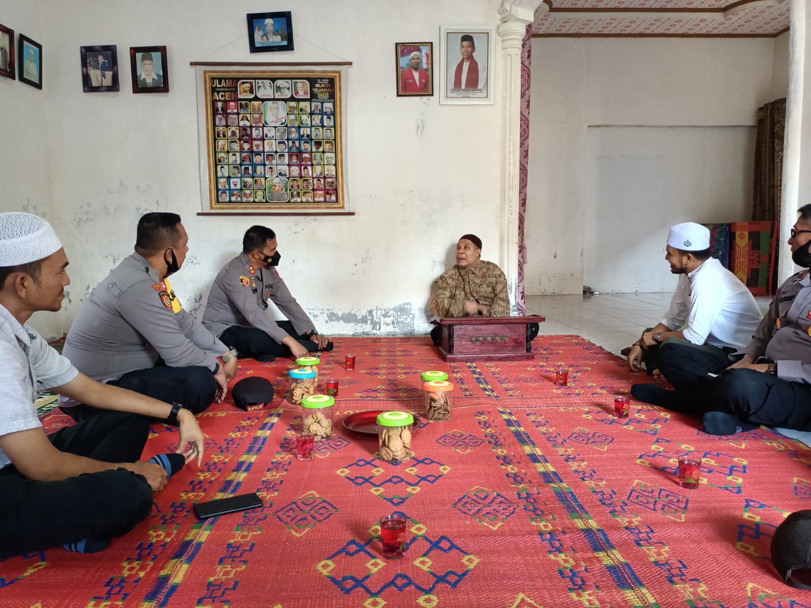 Kapolres Aceh Jaya Silaturahmi Dengan Para Ulama