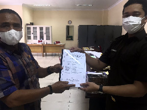 Wakil Ketua DPRK Aceh Barat Laporkan Dugaan Korupsi Proyek RSUD Cut Nyak Dhien ke Kejati Aceh