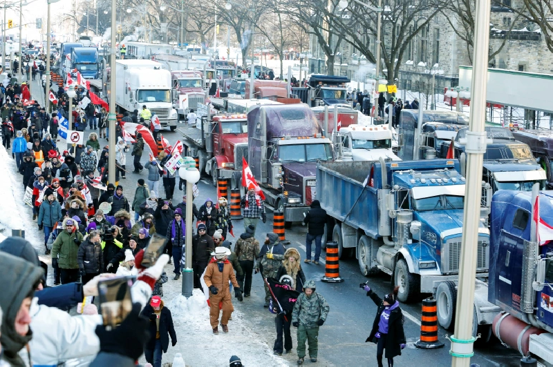 Protes Supir Truk Tidak Terkendali, Wali Kota Ottawa Umumkan Keadaan Darurat