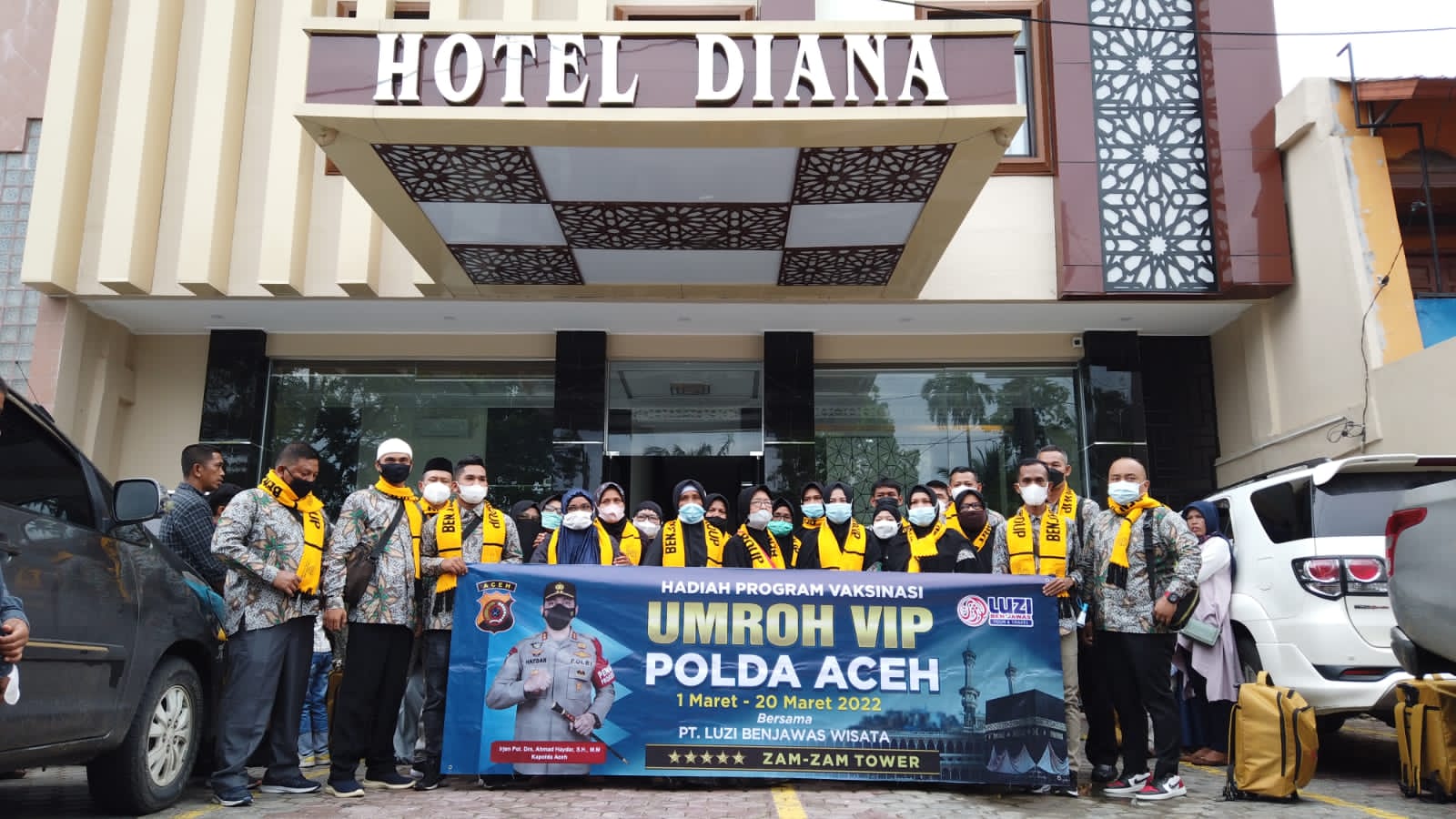 40 Jemaah Umrah Hadiah Vaksinasi Polda Aceh Diberangkatkan