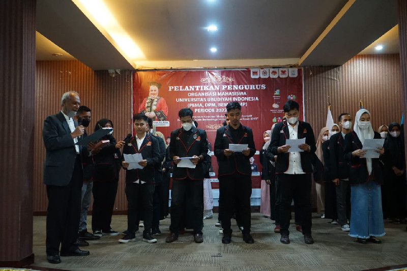 Wakil Rektor III Universitas Ubudiyah Indonesia Lantik Pengurus DPM, PEMA Hingga HMJ