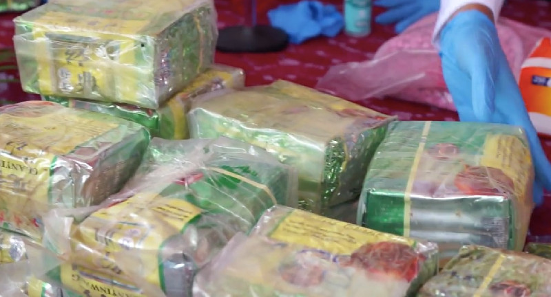 Polda Aceh Amankan Sabu Sebanyak 189 Kg dan Pil Ekstasi 38.850 Butir