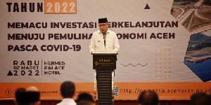 Realisasi Investasi Aceh 2021 Rp 10,8 Triliun, Gubernur Nova: Realtif Sangat Baik