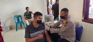 Vaksinasi Harian Polda Aceh dan Jajaran Capai 50.637 Orang