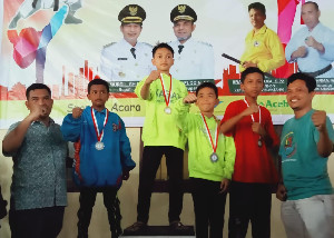 KKI Bunga Jati PTPN 1 Langsa Juara Umum Kejuaraan Karate Piala Bupati Atam 2022