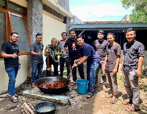 Sambut Ramadhan, Himpasay Masak Daging Meugang di Yogyakarta
