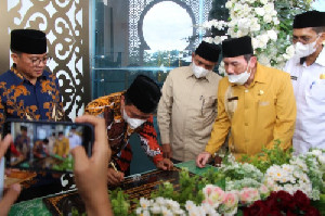 Resmikan Pemondokan Jamaah Haji dan Umrah Aceh, Ini Pesan Dirjen PHU Kemenag