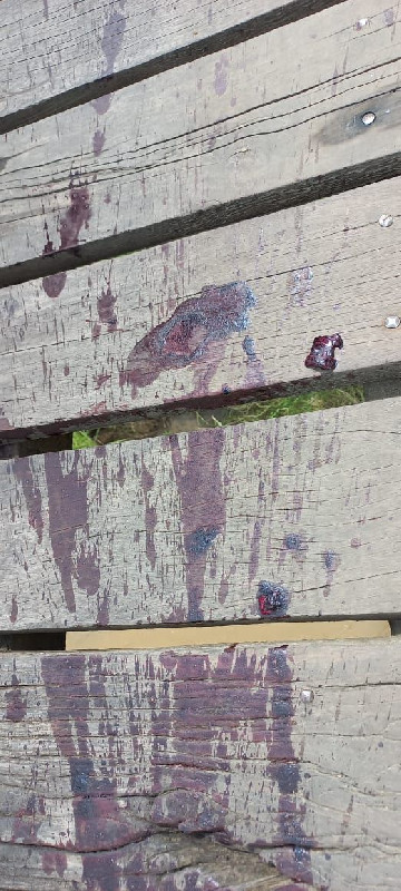 Bercak Darah yang Ditemukan Warga di Jembatan Awe Geutah