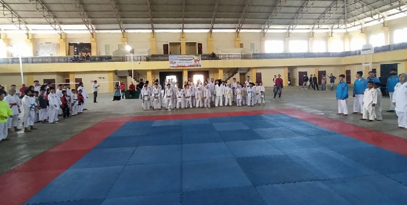 182 Atlet Ambil Bagian di Kejuaraan Karate Piala Bupati Aceh Tamiang