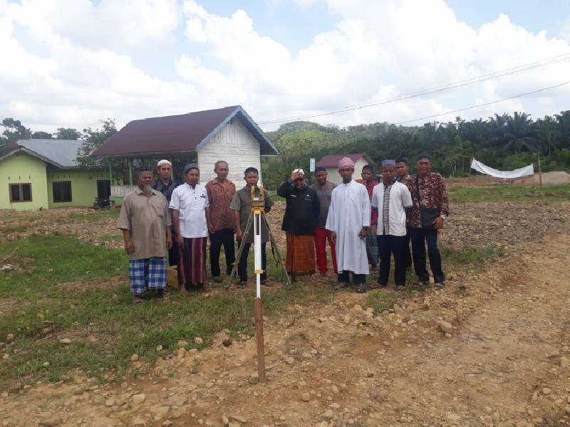 Jelang Ramadhan, Tim Falakiah Aceh Tamiang Tuntaskan Dua Titik Pengukuran Arah Kiblat
