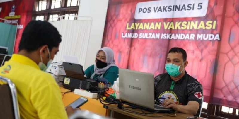 Capaian Vaksinasi Covid-19 Pemerintah Aceh Sudah 99 Ribu Lebih