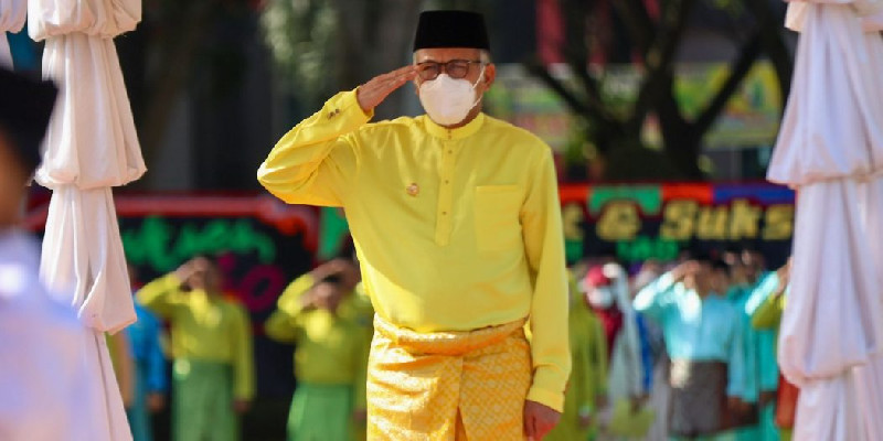Jadi Inspektur Upacara Peringatah HUT ke-20 Aceh Tamiang, Ini Amanat Gubernur Nova
