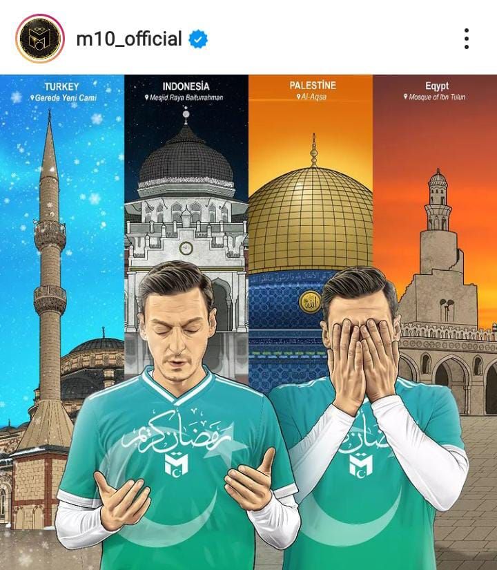 Melalui Masjid Raya Baiturahman  Mesut Ozil Menggugah Ummat Islam Sedunia