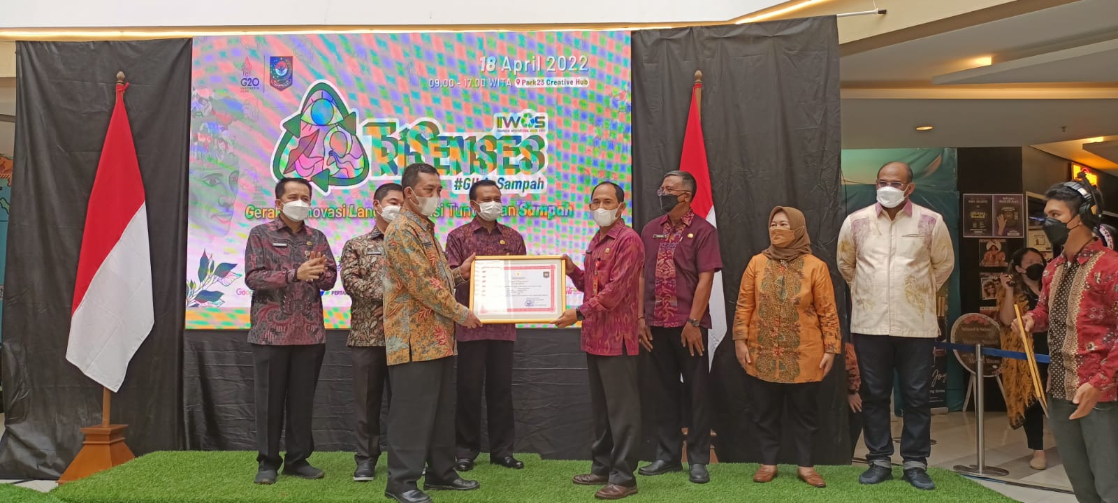 IIWAS Trisenses Bali 2022, Dirjen Pemdes Kemendagri Beri Penghargaan Desa Zero Waste