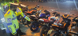Razia Motor Berknalpot Brong, Satlantas Polresta Banda Aceh Berhasil Amankan 18 Unit