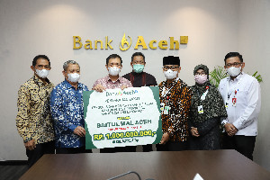 Bank Aceh Salurkan Zakat Karyawan Rp2,2 Miliar