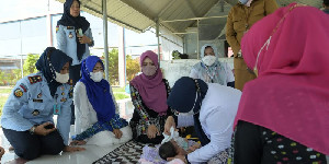 Sambut Ketua BMKT Aceh, Orang Tua Bayi di Lapas Perempuan Sigli Terharu