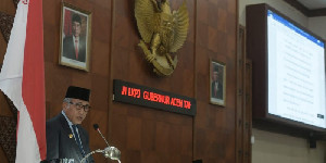 Sampaikan LKPJ 2021, Gubernur Nova Sampaikan Capaian Pembangunan Aceh
