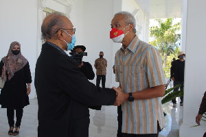 Bertukar Pikiran dengan Wali Nanggroe, Ganjar Pranowo: Aceh Miliki Potensi Luar Biasa