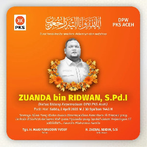 Sosok Alm. Zuanda, Ketua DPW PKS Aceh: Sosok Teguh Pendirian dan Taat Agama