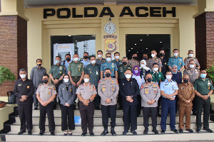 Kapolda Aceh Sambut Kedatangan Peserta PPRA LXIII Lemhanas RI