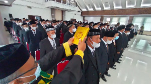 Wakil Bupati Aceh Utara Lantik 272 Kepala Sekolah