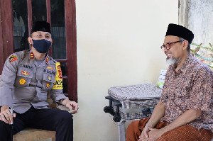 Jelang IdulFitri 1443 H/2022, Kapolres Bersilaturahmi dengan Ketua Muhammadiyah Lhokseumawe