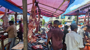 Biaya Sewa Lapak  Pedagang Daging Meugang Kota Matang Glp Dua Terindikasi Pungli
