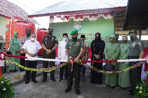 Pangdam IM Resmikan Bantuan Instalasi Air di Makam Syiah Kuala Banda Aceh