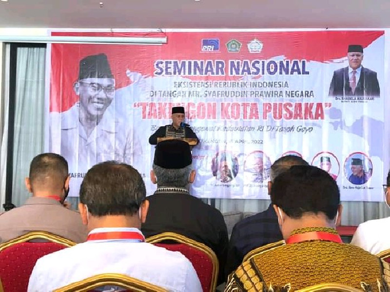 Sejarah Perjuangan Mr. Syafruddin Prawiranegara dan PDRI di Tanoh Gayo Diseminarkan